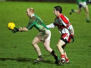 23 January 2008; Shane Doherty, Fermanagh, in action against Michael McBride, Derry. McKenna Cup semi-final, Derry v Fermanagh, Healy Park, Omagh, Co. Tyrone. Picture credit; Oliver McVeigh / SPORTSFILE