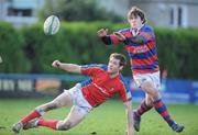 26 January 2008; Ian Keatley, Clontarf, in action against Barry Murphy, UL Bohemians. AIB League Division 1, Clontarf v UL Bohemians, Castle Ave, Clontarf, Dublin. Picture credit; Matt Browne / SPORTSFILE