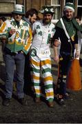 5 March 1983; Ireland Rugby fans. Ireland v Wales. Cardiff Arms Park. Ireland 9 Wales 23. Picture credit: SPORTSFILE