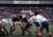 20 March 1982; John O'Driscoll, Ireland, in action. Ireland v France. Parc des Princes. Ireland 9 France 22. Picture credit: SPORTSFILE
