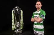 27 February 2015; Conor Kenna, Shamrock Rovers, during the launch of the SSE Airtricity League. Aviva Stadium, Lansdowne Road, Dublin. Picture credit: David Maher / SPORTSFILE