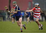 27 February 2015; Harry Kehoe, WIT, in action against Tomas Lawrence, CIT. Independent.ie Fitzgibbon Cup Semi-Final, Cork IT v Waterford IT. Limerick IT, Limerick. Picture credit: Diarmuid Greene / SPORTSFILE