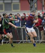 27 February 2015; Tony Kelly, UL, in action against Joe Campion, LIT. Independent.ie Fitzgibbon Cup Semi-Final, University of Limerick v Limerick IT. Limerick IT, Limerick. Picture credit: Diarmuid Greene / SPORTSFILE