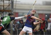 27 February 2015; Tommy Heffernan, UL, in action against Stephen O'Halloran, LIT. Independent.ie Fitzgibbon Cup Semi-Final, University of Limerick v Limerick IT. Limerick IT, Limerick. Picture credit: Diarmuid Greene / SPORTSFILE