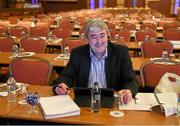 27 February 2015; Galway CEO and County Secretary John Hynes who was the first delegate to arrive for the  GAA Annual Congress 2015. Slieve Russell Hotel, Cavan. Picture credit: Ray McManus / SPORTSFILE