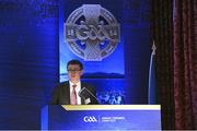 27 February 2015; GAA Financial Director Tom Ryan presents his annual report during the GAA Annual Congress 2015. Slieve Russell Hotel, Cavan. Picture credit: Ray McManus / SPORTSFILE