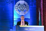 28 February 2015; Liam Sheedy, Chairman of the Hurling 2020 Committee, speaking at the GAA Annual Congress 2015. Slieve Russell Hotel, Cavan. Picture credit: Ray McManus / SPORTSFILE