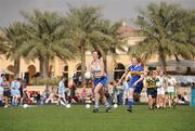 25 January 2008; Mary O'Donnell, Waterford, in action against Patricia Fogarty, Laois, during squad training. O'Neills/TG4 Ladies Gaelic Football All Star Tour 2007, Dubai Polo and Equestrian Club, Dubai, United Arab Emirates. Picture credit: Brendan Moran / SPORTSFILE  *** Local Caption ***