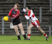 26 January 2008; Cathal Magee, Down, in action against Liam Hinphey, Derry. Dr. McKenna Cup Final, Derry v Down, Casement Park, Belfast, Co. Antrim. Picture credit: Oliver McVeigh / SPORTSFILE