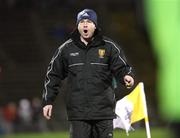 26 January 2008; Down manager Ross Carr reacts on the sideline. Dr. McKenna Cup Final, Derry v Down, Casement Park, Belfast, Co. Antrim. Picture credit: Oliver McVeigh / SPORTSFILE