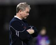26 January 2008; A dejected Derry manager Paddy Crozier near the end of the game . Dr. McKenna Cup Final, Derry v Down, Casement Park, Belfast, Co. Antrim. Picture credit: Oliver McVeigh / SPORTSFILE