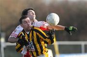 27 January 2008; Oisin McConville, Crossmaglen Rangers,  in action against Hughie Cunningham, Tir Chonaill Gaels. AIB All-Ireland Club Football Championship Quarter-Final, Tir Chonaill Gaels v Crossmaglen Rangers, Emerald Gaelic Grounds, Ruislip, London, England. Picture credit: Oliver McVeigh / SPORTSFILE