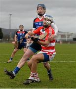 27 February 2015; Tomas Lawrence, CIT, in action against Austin Gleeson, WIT. Independent.ie Fitzgibbon Cup Semi-Final, Cork IT v Waterford IT. Limerick IT, Limerick. Picture credit: Diarmuid Greene / SPORTSFILE