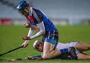 28 February 2015; Daire Quinn, UL, in action against Austin Gleeson, WIT.  Independent.ie Fitzgibbon Cup Final, University of Limerick V Waterford Institute of Technology. Gaelic Grounds, Limerick. Picture credit: Diarmuid Greene / SPORTSFILE