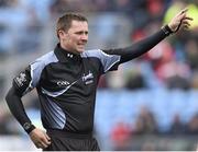 1 March 2015; Referee Rory Hickey. Allianz Football League, Division 1, Round 3, Mayo v Monaghan. Elverys MacHale Park, Castlebar, Co. Mayo. Picture credit: David Maher / SPORTSFILE