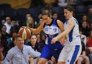 27 January 2008; Jenny Coady, Glanmire, in action against Kirstin Zompetti, Waterford Wildcats. Women's Superleague National Cup Final 2008, Glanmire, Cork v Waterford Wildcats, National Basketball Arena, Tallaght, Dublin. Picture credit: Brian Lawless / SPORTSFILE