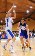 27 January 2008; Marie Breen, Glanmire, in action against Katie McNamara, Waterford Wildcats. Women's Superleague National Cup Final 2008, Glanmire, Cork v Waterford Wildcats, National Basketball Arena, Tallaght, Dublin. Picture credit: Stephen McCarthy / SPORTSFILE