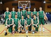 29 January 2008; The St. Malachy's College team. U19A Boys, All-Ireland Schools Basketball Cup Final, St. Malachy's College, Belfast v Calasanctius Oranmore, Galway, National Basketball Arena, Tallaght, Dublin. Picture credit: Brian Lawless / SPORTSFILE