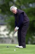 12 May 2000; Agim Mardha putts on the 9th green during the AIB Irish Senior Open at Tulfarris Golf Club in Blessington, Wicklow. Photo by Matt Browne/Sportsfile