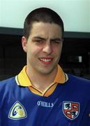 7 May 2000; Arthur O'Connor of Longford prior to the Bank of Ireland Leinster Senior Football Championship Group Stage Round 1 match between Wexford and Longford at O'Kennedy Park in New Ross, Wexford. Photo by Aoife Rice/Sportsfile