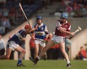 7 May 2000; Brendan Murphy of Westmeath in action against Joe Phelan of Laois during the Guinness Leinster Senior Hurling Championship Round Robin match between Westmeath and Laois at Cusack Park in Mullingar, Westmeath. Photo by Damien Eagers/Sportsfile