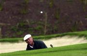 12 May 2000; Christy O'Connor Jnr pitches onto the 18th green during the AIB Irish Senior Open at Tulfarris Golf Club in Blessington, Wicklow. Photo by Matt Browne/Sportsfile