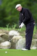 11 May 2000; Christy O'Connor Jnr putts on the 3rd green during the AIB Irish Senior Open Pro-Am at Tulfarris Golf Club in Blessington, Wicklow. Photo by Matt Browne/Sportsfile