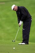 11 May 2000; Christy O'Connor Jnr putts on the 1st green during the AIB Irish Senior Open Pro-Am at Tulfarris Golf Club in Blessington, Wicklow. Photo by Matt Browne/Sportsfile