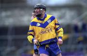 16 April 2000; Conor Clancy of Clare during the Church & General National Hurling League Division 1A match between Clare and Dublin at Cusack Park in Ennis, Clare. Photo by Ray McManus/Sportsfile
