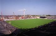 7 May 2000; A view of the Hogan Stand during contruction prior to the Church & General National Football League Division 2 Final match between Louth and Offaly at Croke Park in Dublin. Photo by Ray McManus/Sportsfile