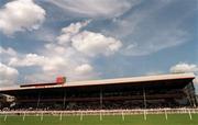 1 May 2000; A general view of the grandstand at the Curragh Racecourse in Kildare. Photo by Brendan Moran/Sportsfile