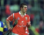 2 April 2000; Derek Barrett of Cork during the Church & General National Hurling League Division 1B match between Cork and Tipperary at Páirc U’ Chaoimh in Cork. Photo by Brendan Moran/Sportsfile