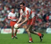 14 May 2000; Enda Muldoon of Derry during the Bank of Ireland Ulster Senior Football Championship Quarter-Final match between Cavan and Derry at Breffni Park in Cavan. Photo by Ray Lohan/Sportsfile