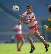 7 May 2000; Fergal McCusker of Derry during the Church & General National Football League Final between Derry and Meath at Croke Park in Dublin. Photo by Ray McManus/Sportsfile