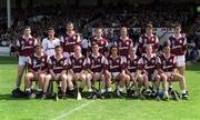 14 May 2000; The Galway panel prior to the Church & General National Hurling League Final match between Tipperary and Galway at the Gaelic Grounds in Limerick. Photo by Brendan Moran/Sportsfile