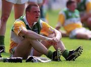 7 May 2000; Joe Kilmurray of Offaly following his side's defeat during the Church & General National Football League Division 2 Final match between Louth and Offaly at Croke Park in Dublin. Photo by Brendan Moran/Sportsfile