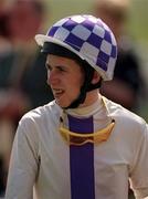 1 May 2000; Jockey Liam Keniry at the Curragh Racecourse in Kildare. Photo by Brendan Moran/Sportsfile