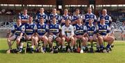 7 May 2000; The Laois panel prior to the Guinness Leinster Senior Hurling Championship Round Robin match between Westmeath and Laois at Cusack Park in Mullingar, Westmeath. Photo by Damien Eagers/Sportsfile