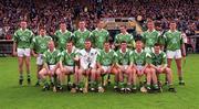 30 April 2000; The Limerick panel prior to the Church & General National Hurling League Division 1 Semi-Final match between Tipperary and Limerick at Semple Stadium in Thurles, Tipperary. Photo by Ray McManus/Sportsfile