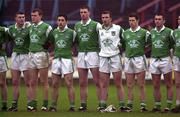 26 April 2000; Limerick players prior to the All-Ireland Under 21 Football Championship Semi-Final match between Limerick and Westmeath at O'Moore Park in Porlaoise, Laois. Photo by Damien Eagers/Sportsfile
