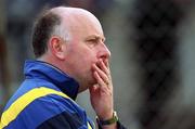 20 May 2000; Longford manager Michael McCormack following his side's elimination despite victory during the Bank of Ireland Leinster Senior Football Championship Group Stage Round 3 match between Carlow and Longford at Dr. Cullen Park, Carlow. Photo by Ray McManus/Sportsfile