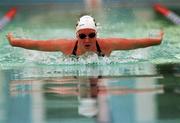 10 May 1992; Michelle Smith trains during a feature at Glenalbyn Swimming Pool in Dublin. Photo by David Maher/Sportsfile