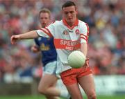 14 May 2000; Patrick Bradley of Derry during the Bank of Ireland Ulster Senior Football Championship Quarter-Final match between Cavan and Derry at Breffni Park in Cavan. Photo by David Maher/Sportsfile