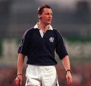 31 March 2000; Referee Stuart Dickinson during the Six Nations A Rugby Championship match between Ireland and Wales at Donnybrook Stadium in Dublin. Photo by Aoife Rice/Sportsfile