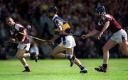 14 May 2000; Thomas Dunne of Tipperary during the Church & General National Hurling League Final match between Tipperary and Galway at the Gaelic Grounds in Limerick. Photo by Brendan Moran/Sportsfile