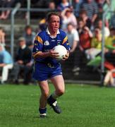 7 May 2000; Thomas Horney of Wicklow during the Bank of Ireland Leinster Senior Football Championship Group Stage Round 1 match between Wicklow and Carlow at the Aughrim County Ground in Aughrim, Wicklow. Photo by Matt Browne/Sportsfile