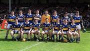 14 May 2000; The Tipperary panel prior to the Church & General National Hurling League Final match between Tipperary and Galway at the Gaelic Grounds in Limerick. Photo by Brendan Moran/Sportsfile