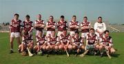 7 May 2000; The Westmeath panel prior to the Guinness Leinster Senior Hurling Championship Round Robin match between Westmeath and Laois at Cusack Park in Mullingar, Westmeath. Photo by Damien Eagers/Sportsfile