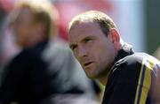 24 April 2004; London Wasps captain Lawrence Dallaglio during London Wasps captain's run at Lansdowne Road in Dublin. Photo by Brendan Moran/Sportsfile