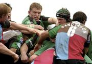25 April 2004; Players from both teams tussle during the Parker Pen Challenge Cup Semi-Final 2nd Leg match between Connacht and NEC Harlequins at the Sportsground in Galway. Photo by Brian Lawless/Sportsfile